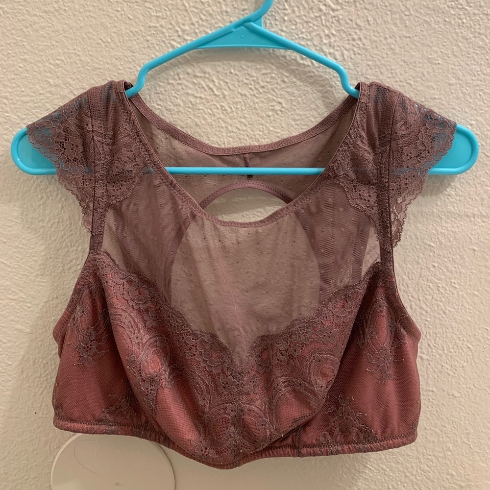 High-neck bralette